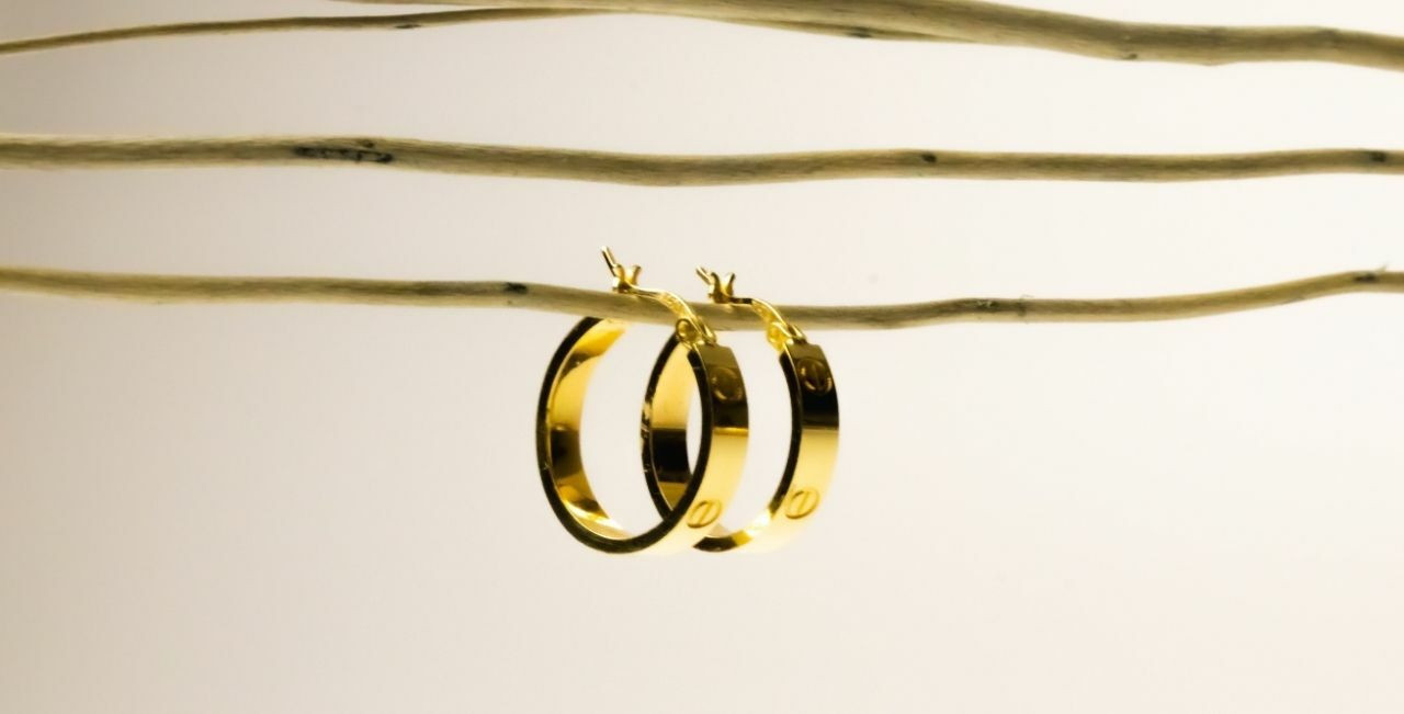 Golden Ring Earrings